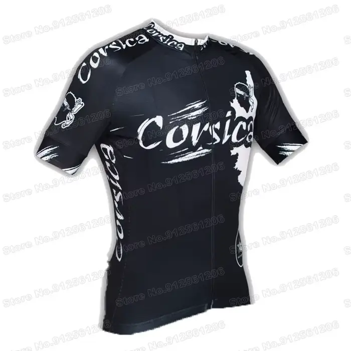 2022 Corsica Maillot de cyclisme ensemble hommes vêtements de cyclisme été vélo de route chemises co