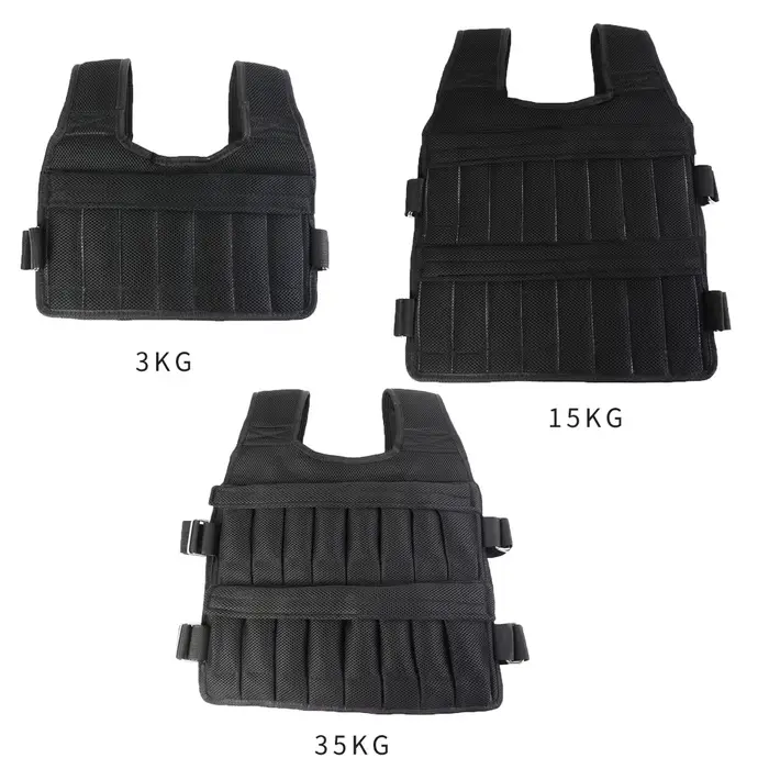 Gilet de poids de chargement de 3 à 50 kg