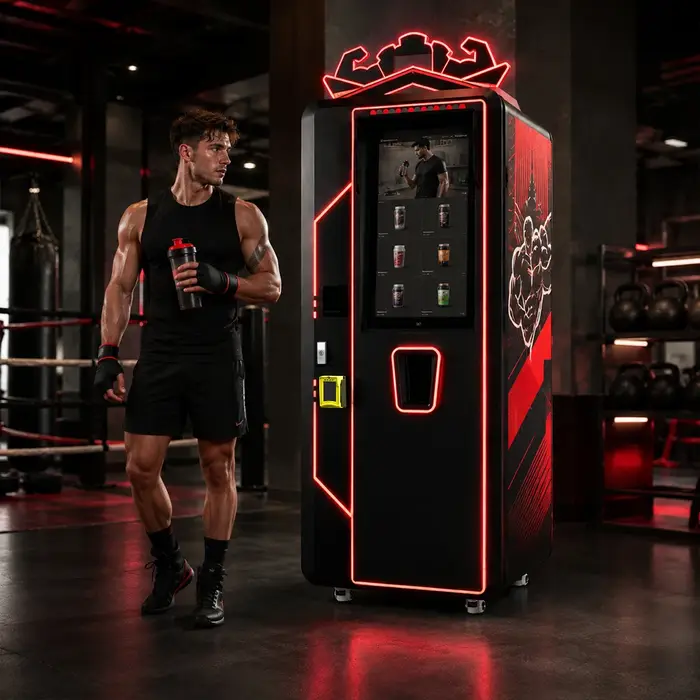 FOODLINE Centre de loisirs Machine automatique à shakes protéinés Circulation stable Mélange automatique Unité de vente au détail