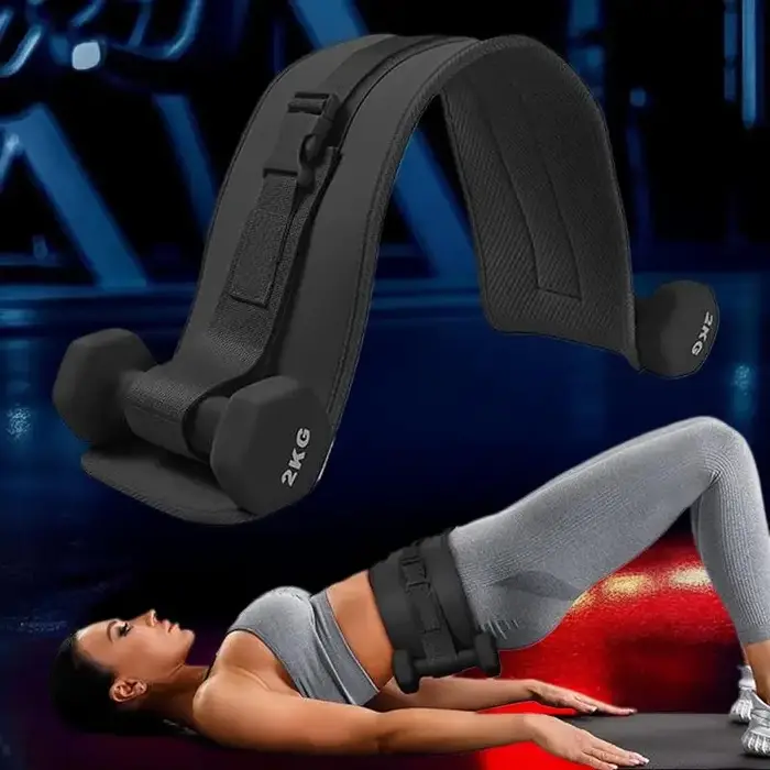 1PC Ceinture d'exercice pour haltères, pour Hip Thrust et entraînement efficace des fessiers avec barre, pour le fitness de la taille et l'entraînement musculaire