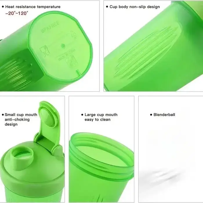 Bouteille à secouer avec boule en acier inoxydable
