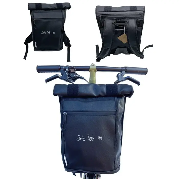 Sacs et sacoches de transport avant de vélo pliants, sac à main de rangement avant de vélo Brompton 