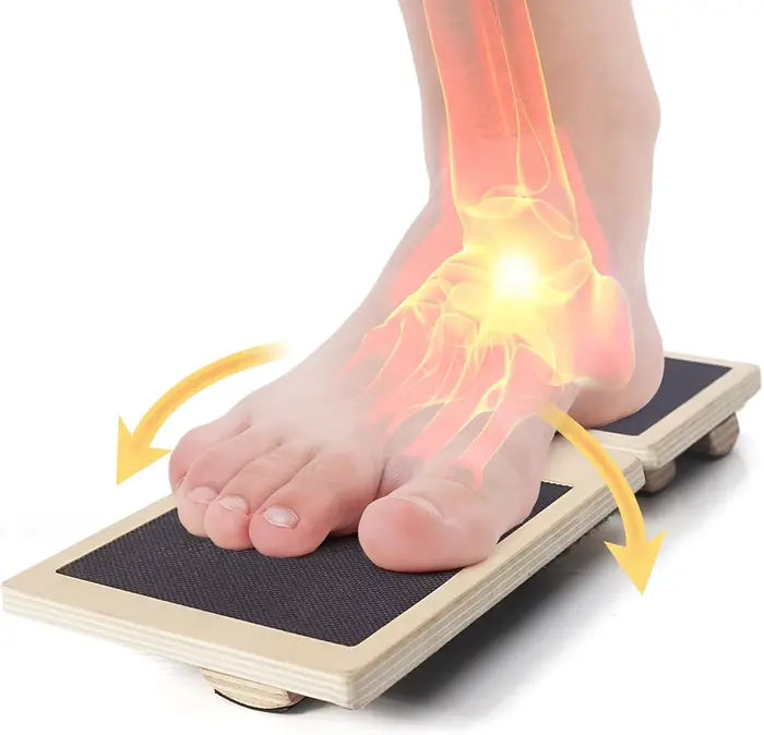 Exercice de renforcement de cheville pour entorse, planche d'équilibre à pied unique, planche oscill