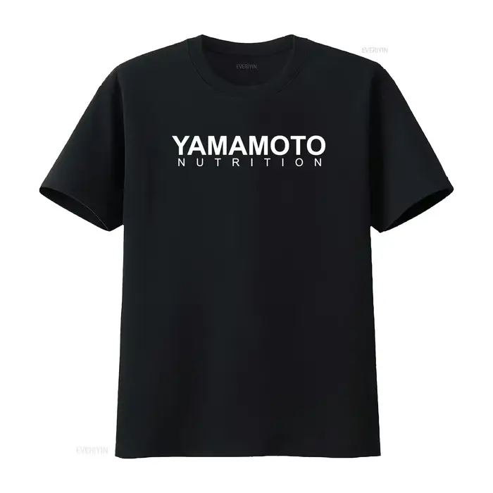 T-shirt élégant pour les passionnés de musculation et de fitness, design 'Yamamoto Nutrition', vinta