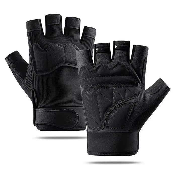Gants antidérapants demi-doigt