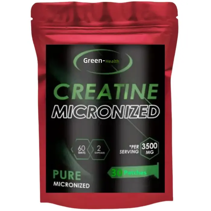 Patchs monohydratés de créatine – Boost la force, la construction musculaire, améliore les performan