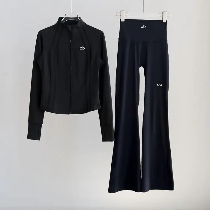 Vêtements de sport pour femmes - nouvelle tendance automne avec col montant ajusté pour l'entraîneme