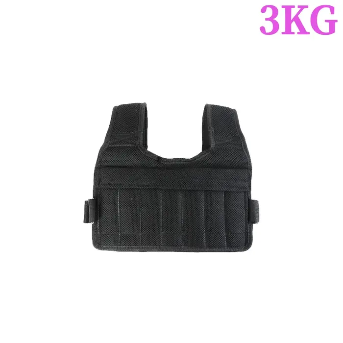 Gilet d'exercice réglable en verre lesté durable
