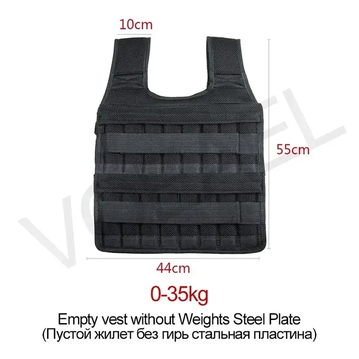 Nouvelle veste d'entraînement équipement de Fitness de gymnastique 15/35KG gilet de poids de chargement réglable
