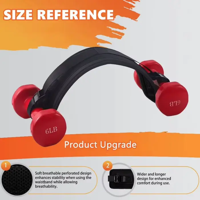 Ceinture de poussée de hanche pour les exercices efficaces de pont de clute