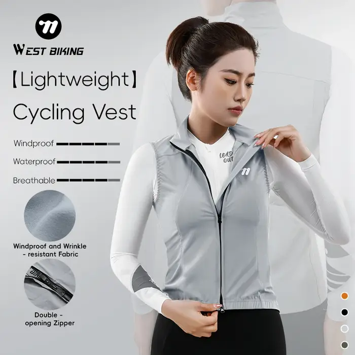 WEST BIKING – gilet de cyclisme coupe-vent
