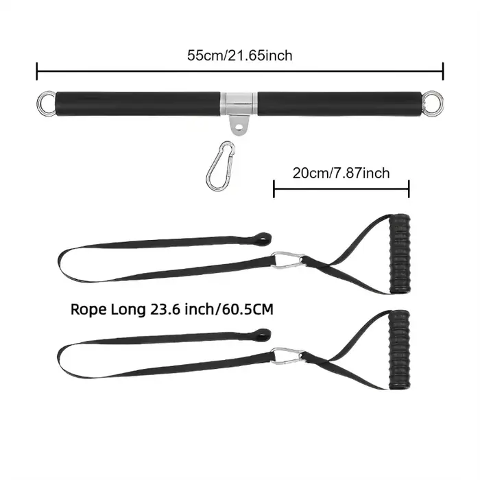 Barre de traction Lat réglable et détachable