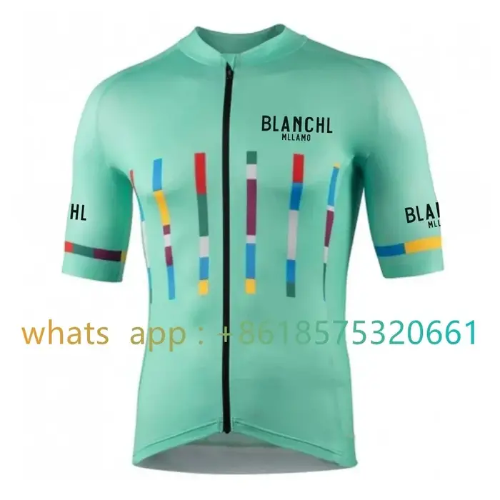 Blanchl – maillot de cyclisme à manches courtes