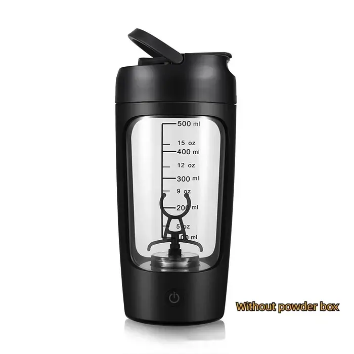 Bouteille de shaker de lactosérum électrique portable USB, tasse à remuer entièrement automatique, s