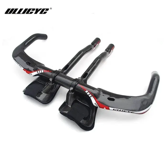 Aero Base Bar Guidon de vélo de route en fibre de carbone TT Triathlon