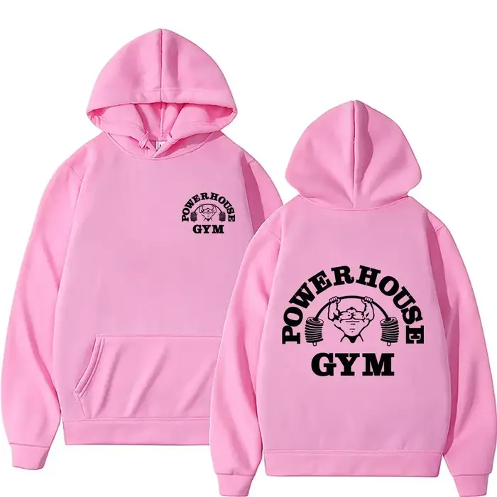 Powerhouse Gym Logo hommes et femmes sweats à capuche Harajuku Geek Fitness