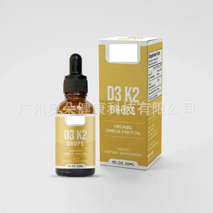 Gouttes liquides de vitamine D3 K2 pour maintenir la santé des os