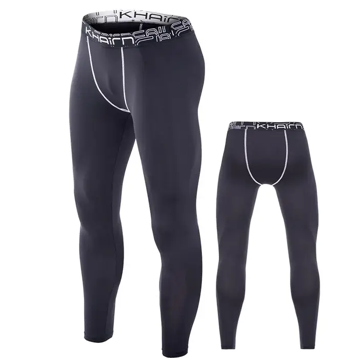 Pantalon slim grande taille pour homme, leggings de fitness, de course, de basket-ball, de sport ast