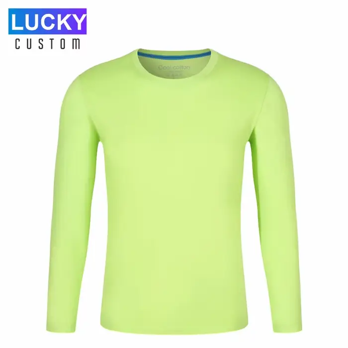 T-shirt manches longues en coton pour homme, élastique, personnalisé, brodé, surdimensionné, Harajuku