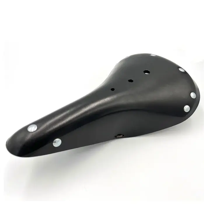 Selle de vélo universelle faite à la main en cuir Bromsilice, siège en cuir pour VTT