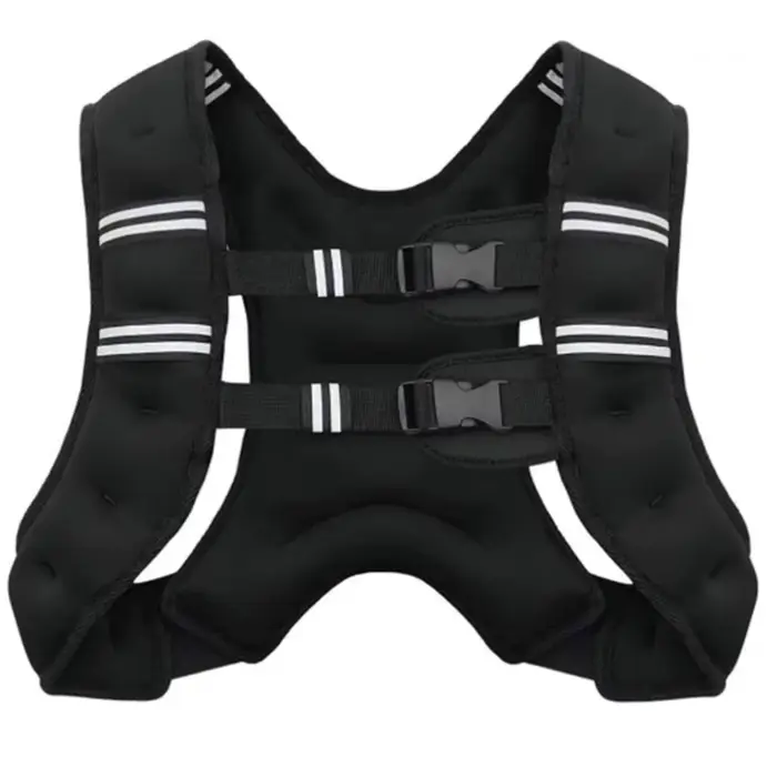 Gilet d'entraînement pour les entraînements course à pied, gilet d'exercice 3 kg avec deux fermoirs