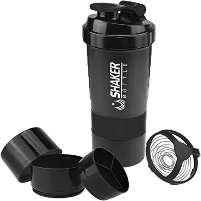 Shaker portable avec conteneur de stockage de poudre