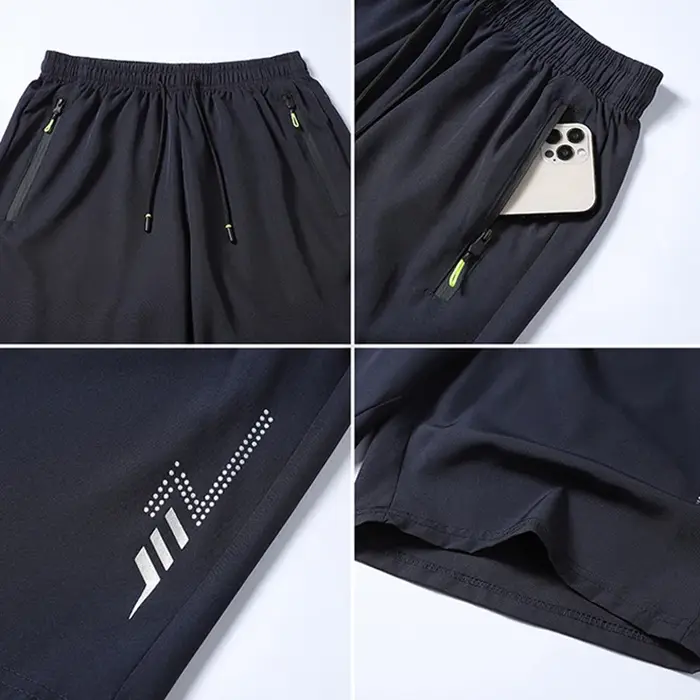 Short à séchage rapide pour hommes, pantalon court de planche, de sport, respirant, décontracté, éla