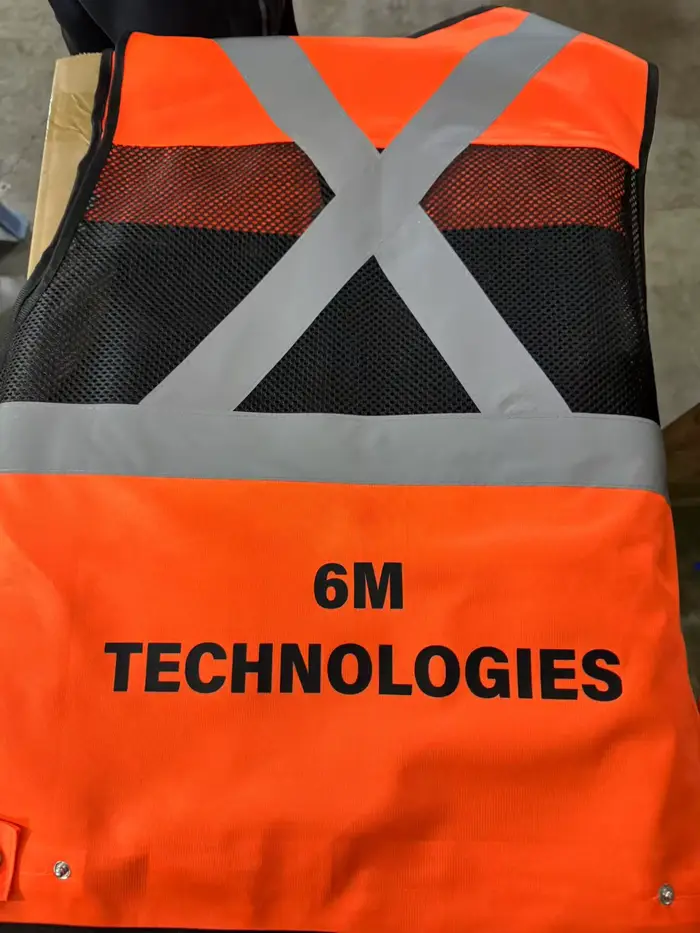 Gilet de sécurité haute visibilité avec Logo personnalisé