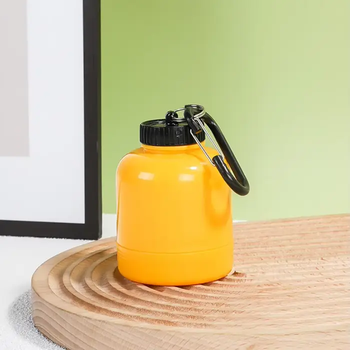 Bouteille de poudre de protéines Portable avec porte-clés de lactosérum