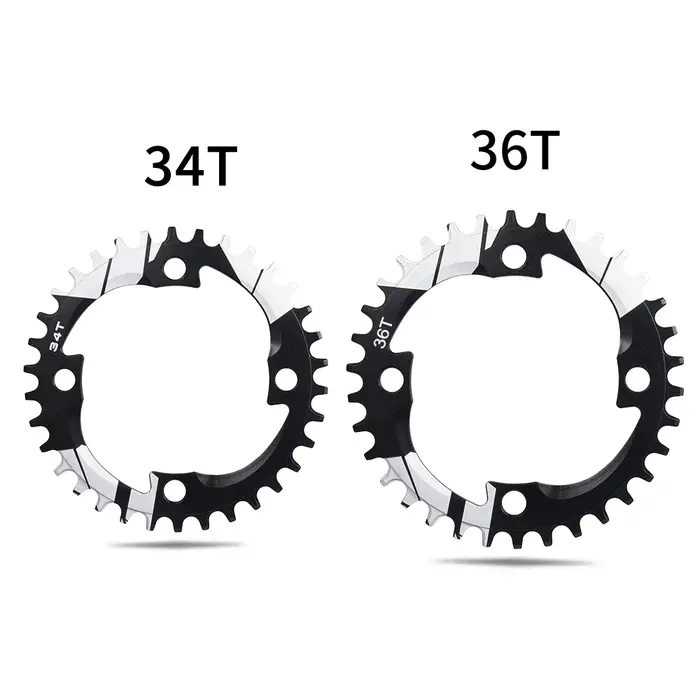 BOLANY VTT pédalier 170MM 104BCD pédalier manivelle creuse en alliage d'aluminium vtt vélo manivelle