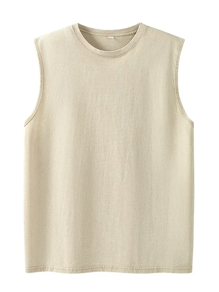 Débardeur en coton pour hommes, marque d'été, chemise sans manches, vêtements de musculation, décont