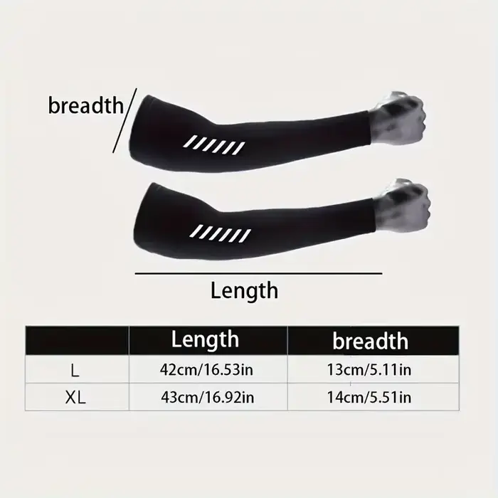 1 paire de manchons de sport légers et respirants pour hommes