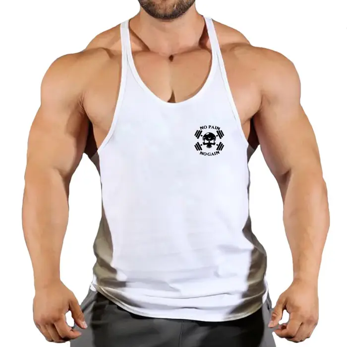Débardeurs de musculation 2026 pour hommes – Maillots de sport en coton pour la musculation et le fi