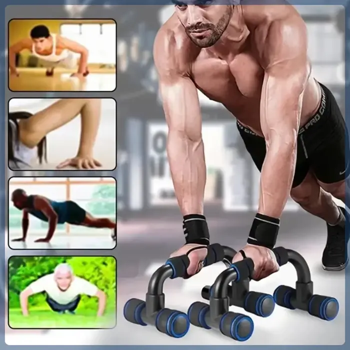 Barre de musculation en mousse en forme de H pour l'entraînement des muscles pectoraux