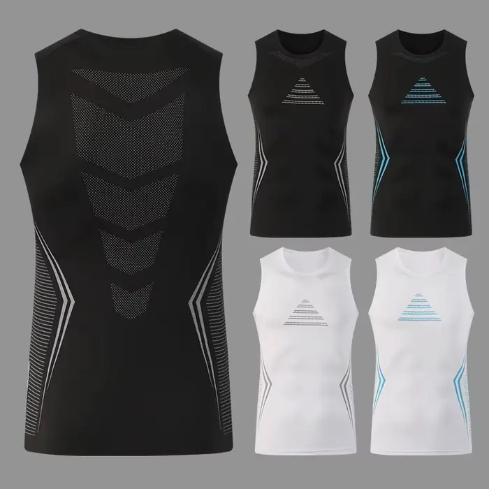 Débardeur de compression sans manches pour homme