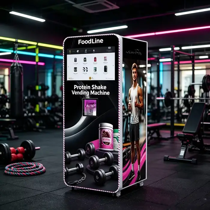 Distributeur automatique de protéines pour salle de sport, machine à shakes protéinés automatique en libre-service, distributeur de shakes protéinés, OME