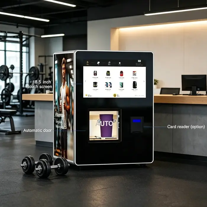 Distributeur automatique de boissons protéinées pour salle de sport, distributeur automatique de pro